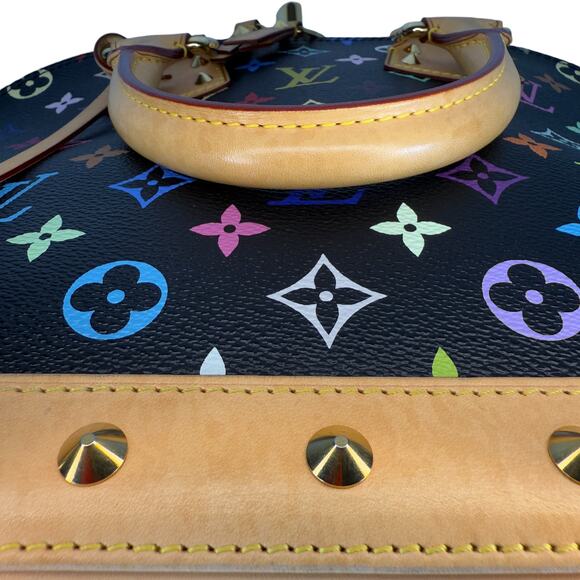 Louis Vuitton Multicolor Alma Bag PM Murakami Limited Edition Monogram Vintage - Picture 14 of 15